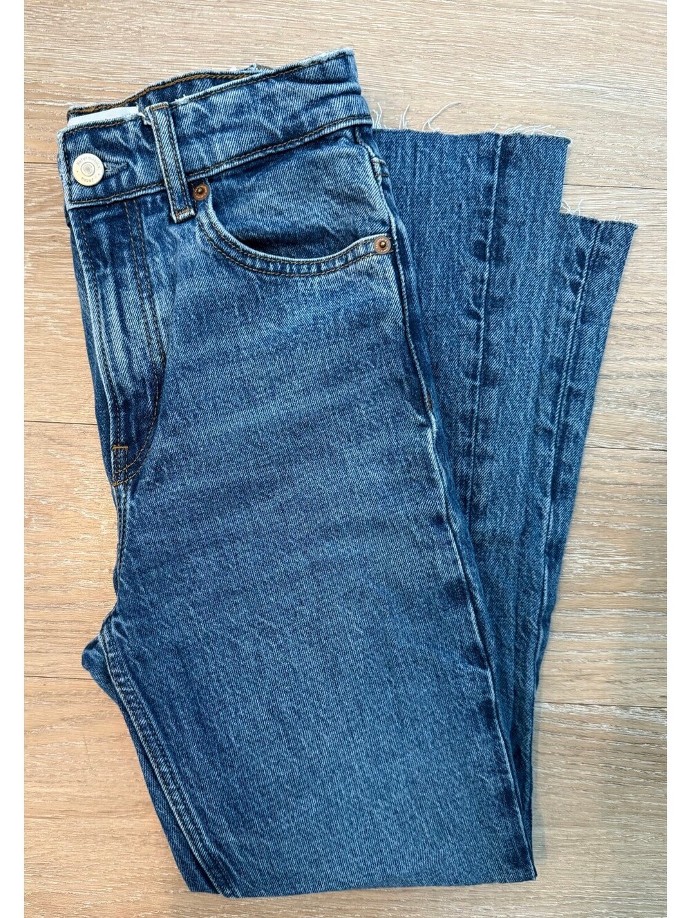 Reformation Peyton High Rise Bootcut Crop Jeans Size 24
